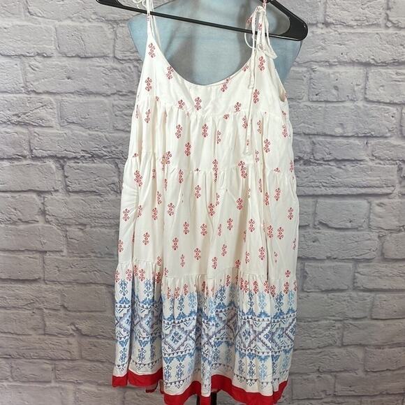 Altar’d State tiered ruffle mini dress - Picture 3 of 5